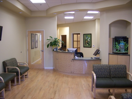 Reception area